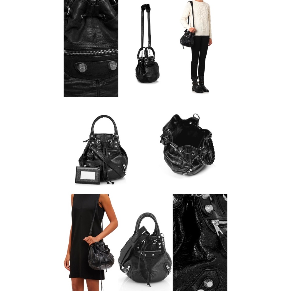 Balenciaga Mini Pompom City Bag - Picture 7 of 8